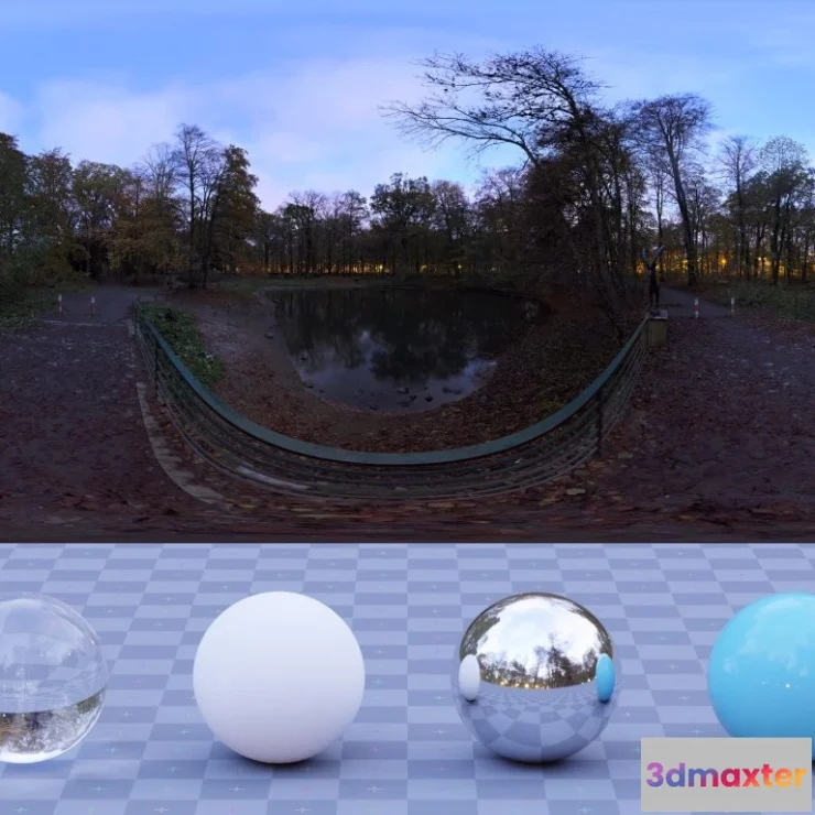 1266222 - Pond Bridge Night