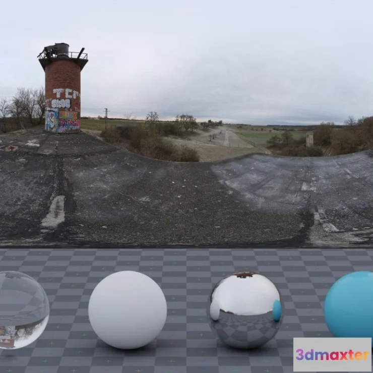 1266338 - Rural Graffiti Tower