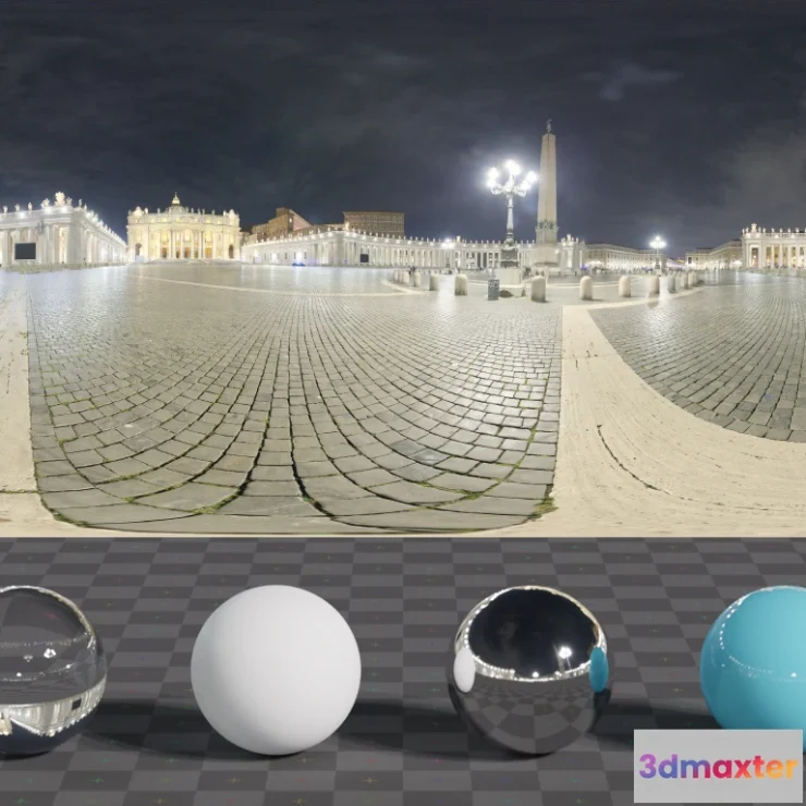 1266482 - St. Peters Square Night