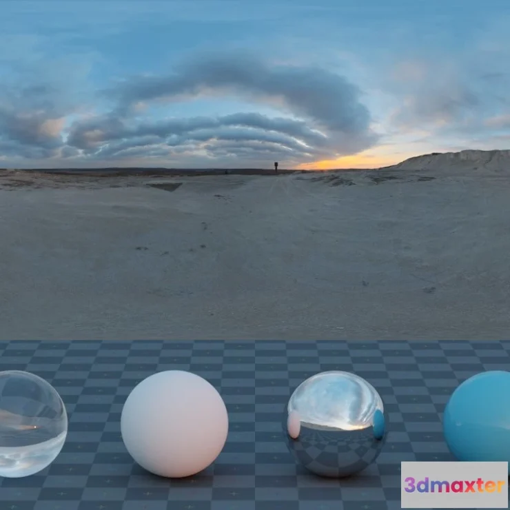 1266554 - Sunset in the Chalk Quarry