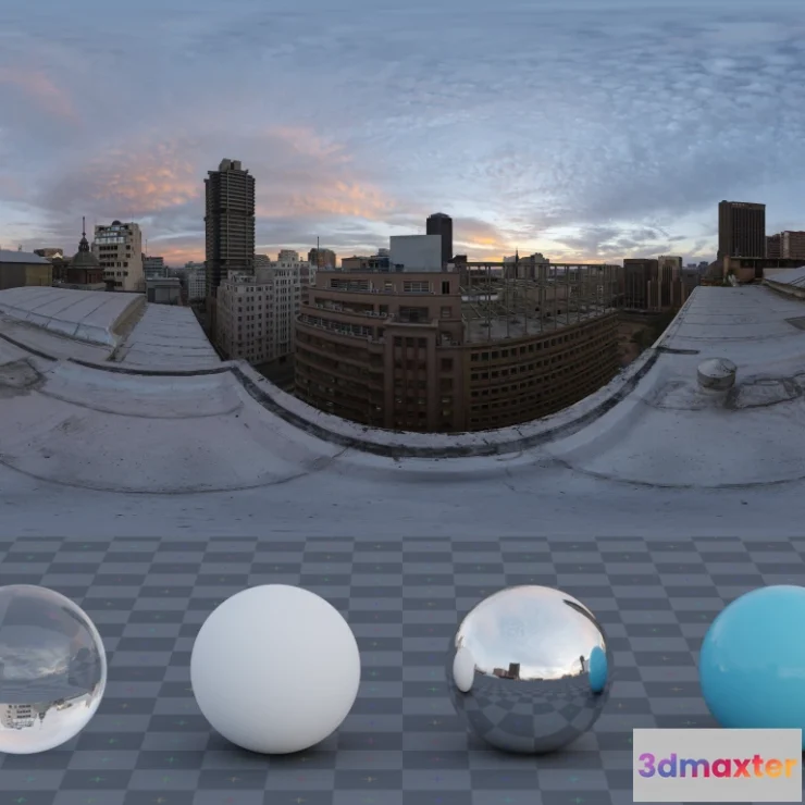 1266556 - Joburg Central Sunset