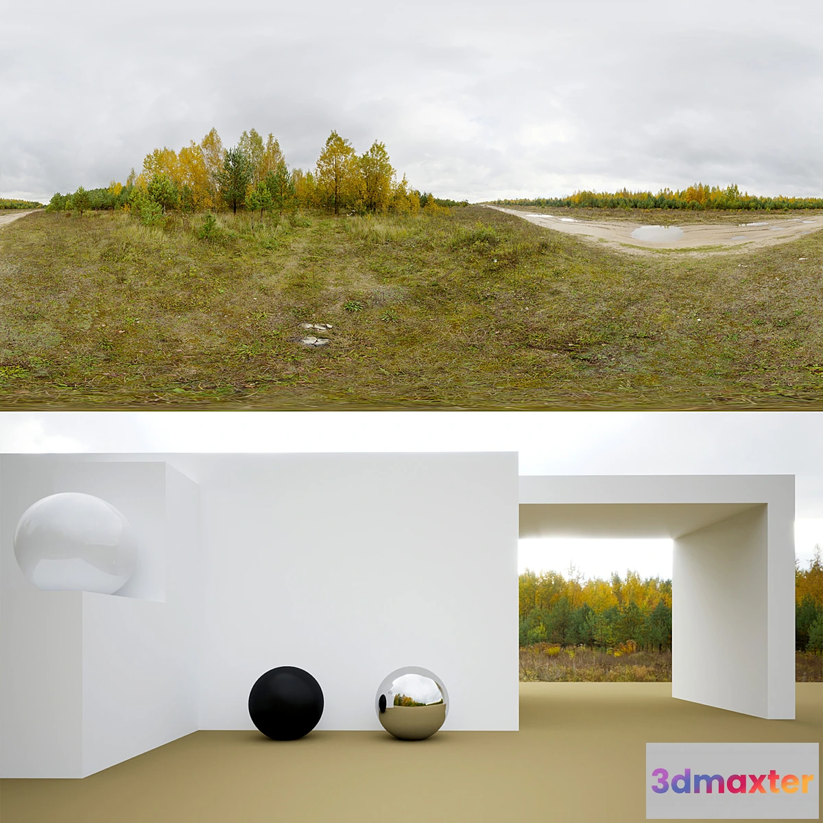 1335581 - HDRi autumn forest 3D Max