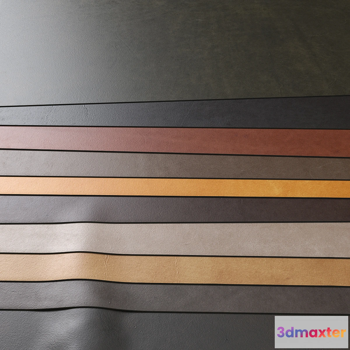 659503 - A set of materials “Waxy leather pull up”