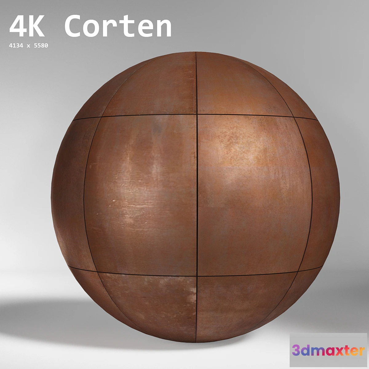 1308250 - Corten steel 3D Max
