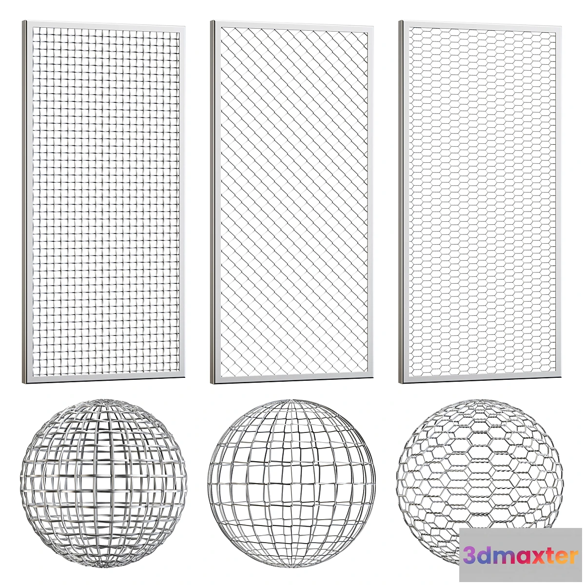 1315524 - Wire Mesh Set 2 - No.2 3D Max