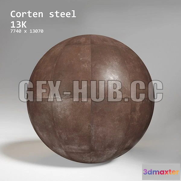 1567240 - Steel Corten 3D Max