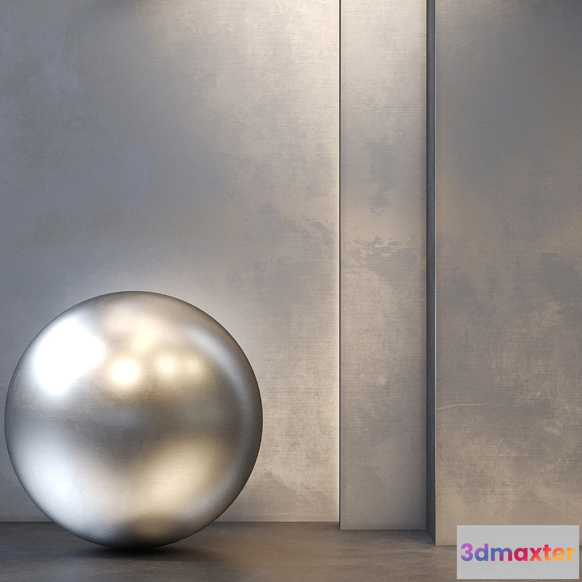 619283 - Metal Stainless Steel_PBR_Seamless_4k_set10