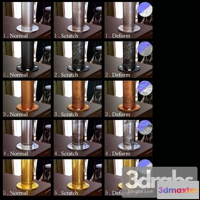 998942 - 15 VRay Metal Mat