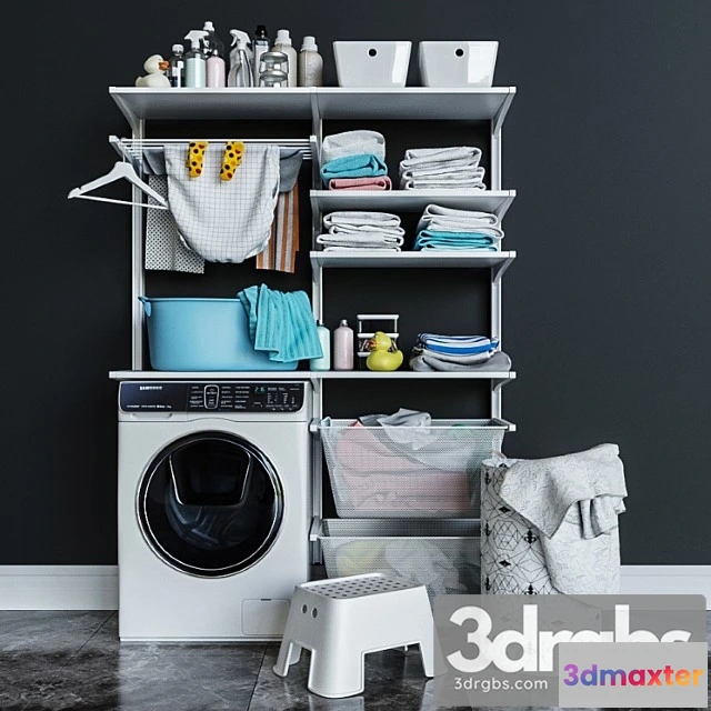 1005266 - Laundry Ikea Wall Mounted Modulikea Boaxel Boaxel 11 Washing Machine