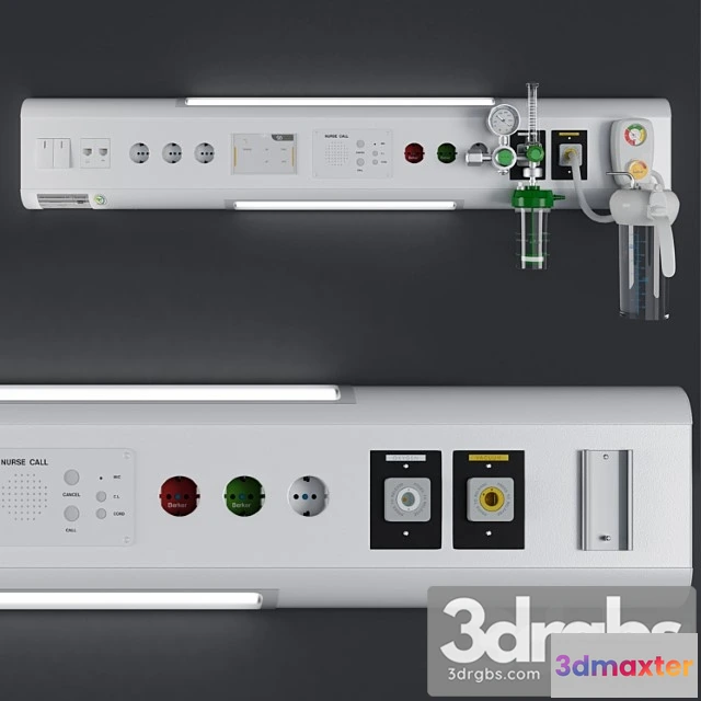 1005358 - Over bed console unit - hospital equipment 22