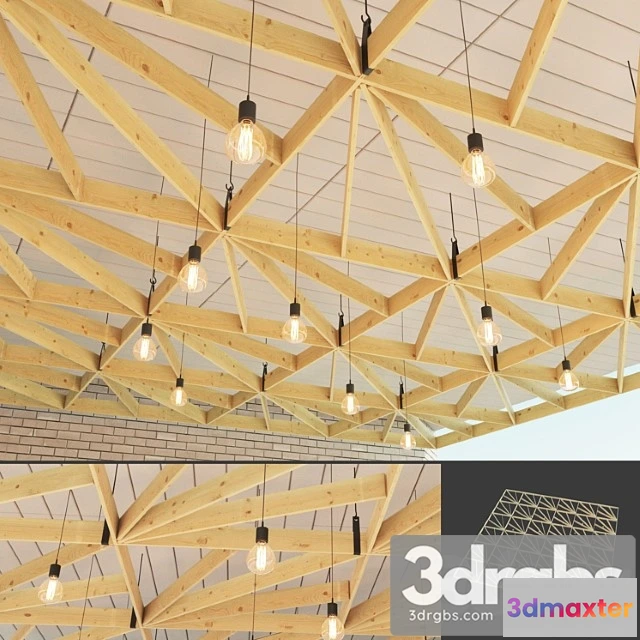 1005540 - Wooden suspended ceiling 4