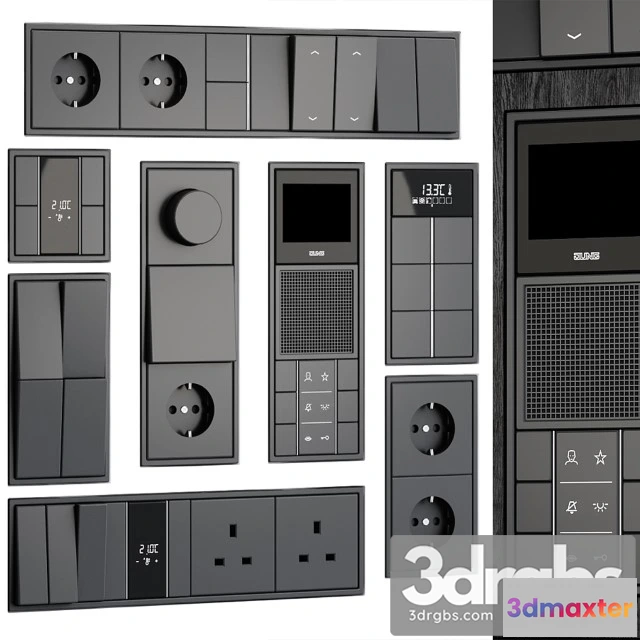 1012256 - Jung LS Zero Black