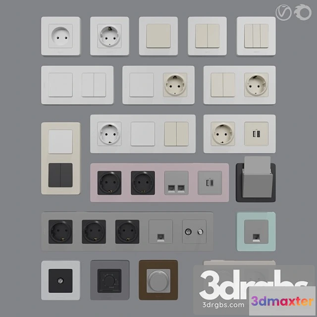 1012322 - Sockets and switches Legrand Inspira