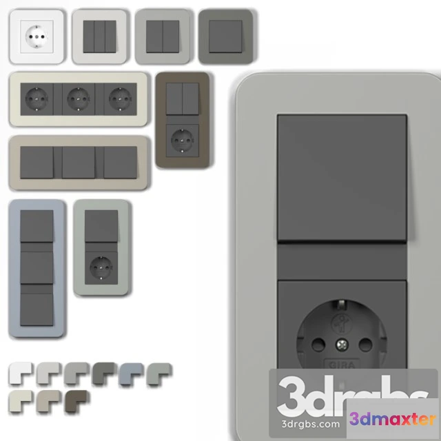1012346 - Switches Socket Gira E3
