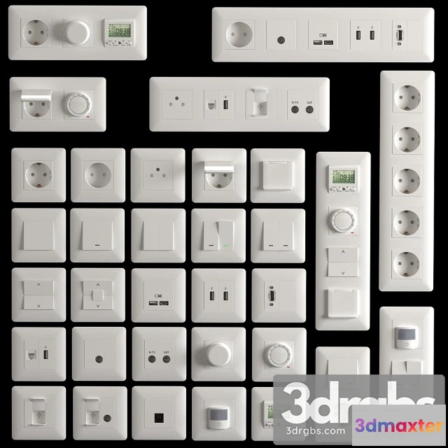 1012352 - Unica New Schneider Electric Socket Set
