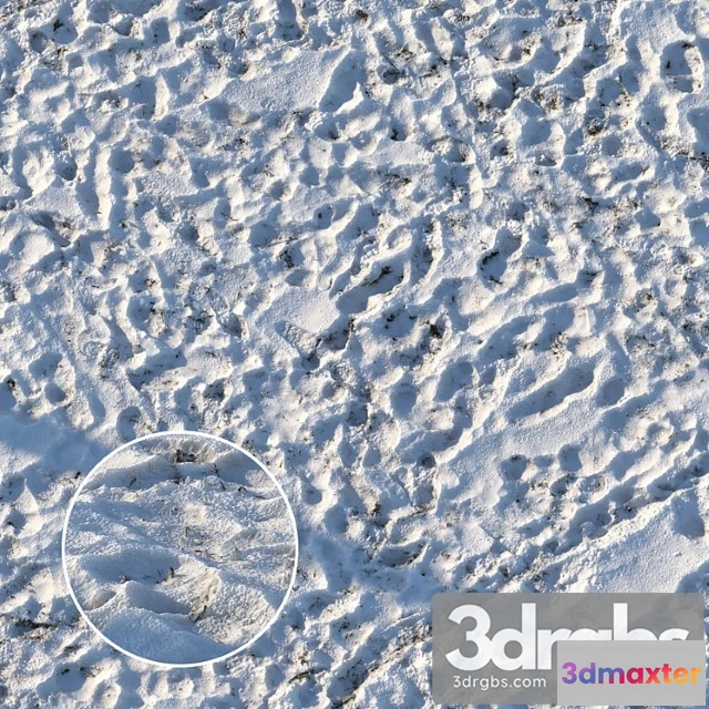 1054450 - Grass under the snow (material) - No.2