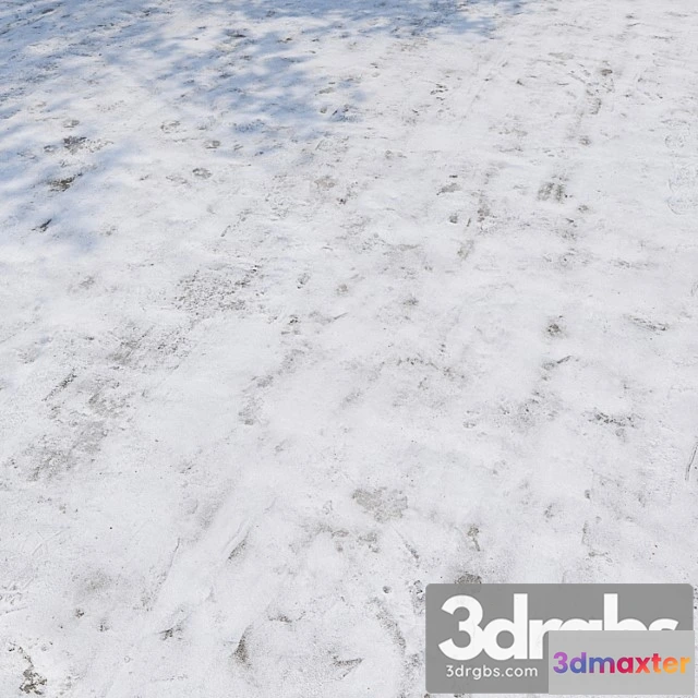 1054482 - Snow on concrete