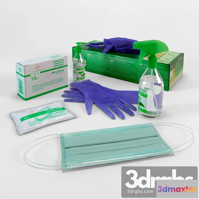 1057122 - Antiseptic kit against covid-19