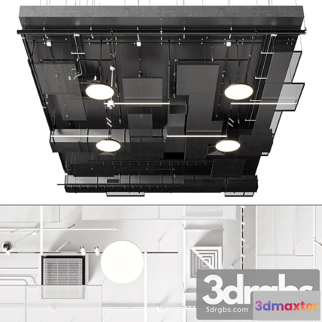 1057260 - Industrial ceiling, ducting, lighting, cac, cctv