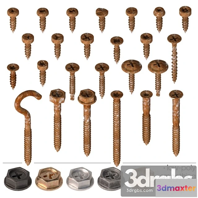 1057372 - Screws, self-tapping screws - set-3