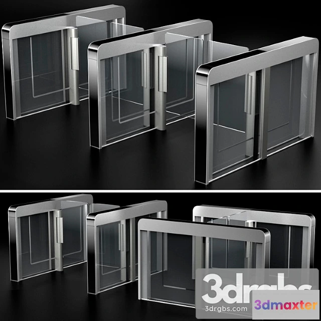 1057376 - Sensor sliding gate turnstiles