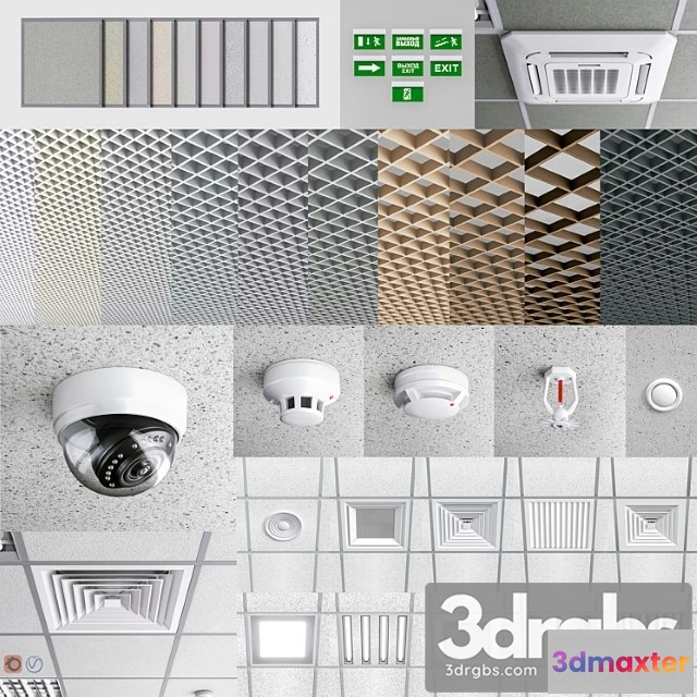 1057382 - Set of ceilings armstrong and grilyato