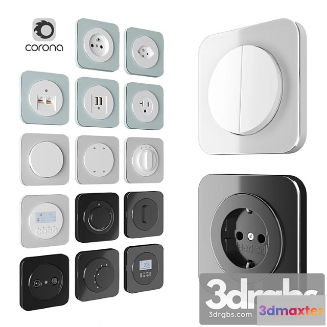 1065692 - Berker serie r1 glass