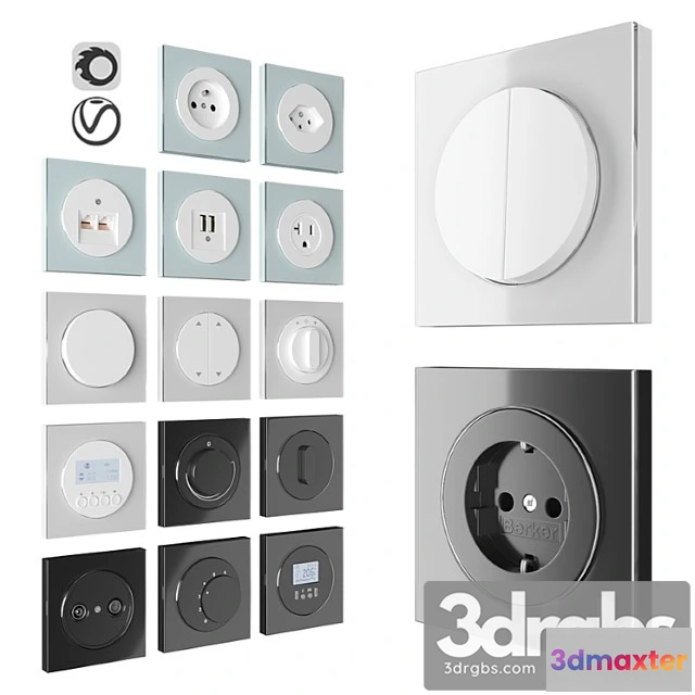 1065694 - Berker serie r3 glass