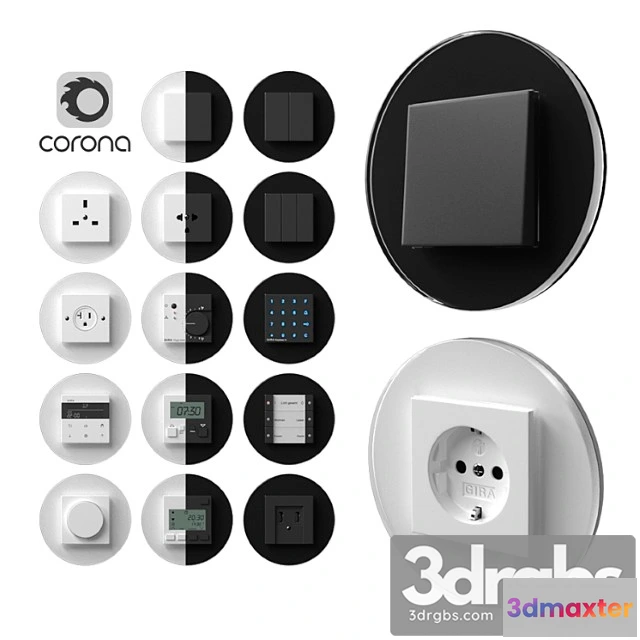 1065772 - Gira studio flush-mounted