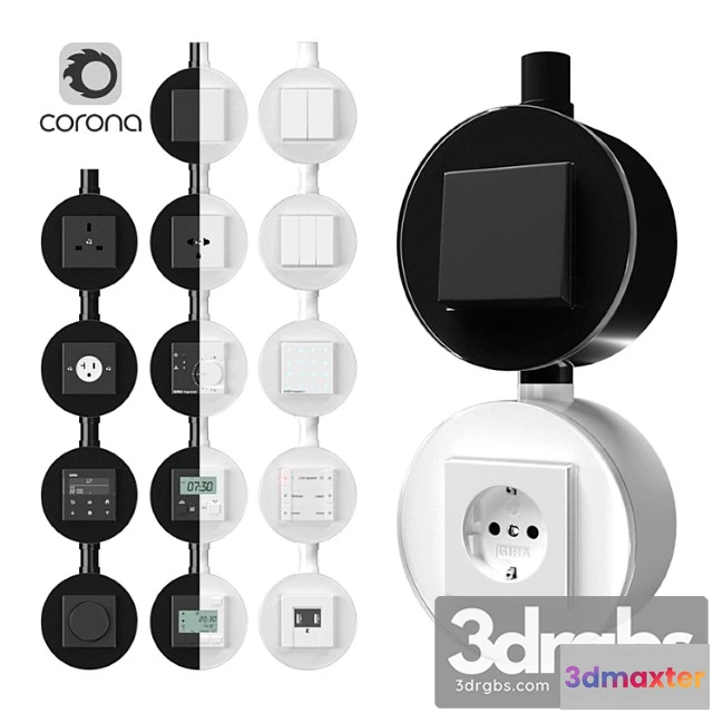 1065774 - Gira studio surface-mounted