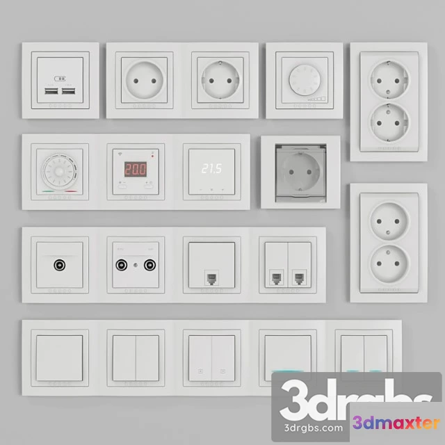 1065928 - Schneider electric unicha sockets and switches