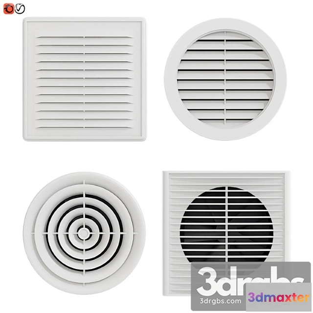 1065946 - Set of ventilation grilles