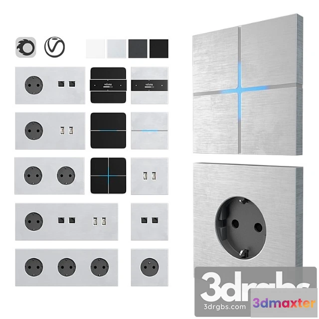 1065950 - Sockets and switches basalte