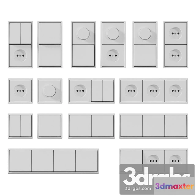 1065952 - Sockets and switches jung les couleurs