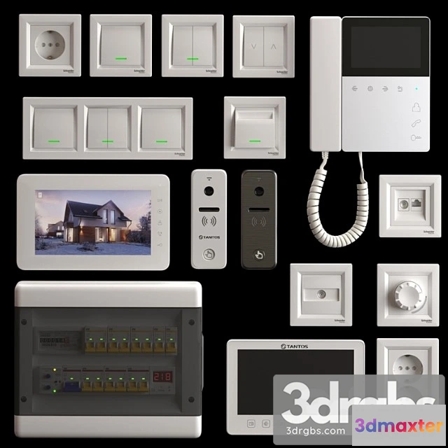 1065984 - Tantos and schneider electric home electronics kit