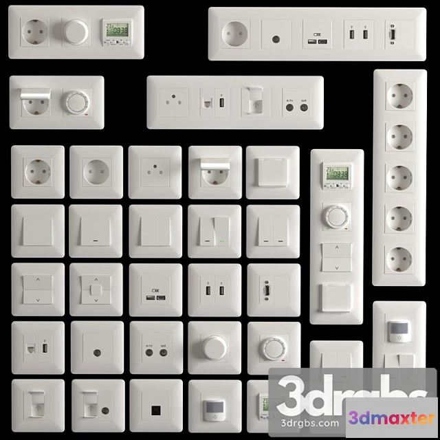 1066014 - Unica new schneider electric socket set - No.2