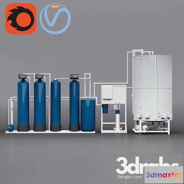 1066034 - Water treatment system for pouring ice