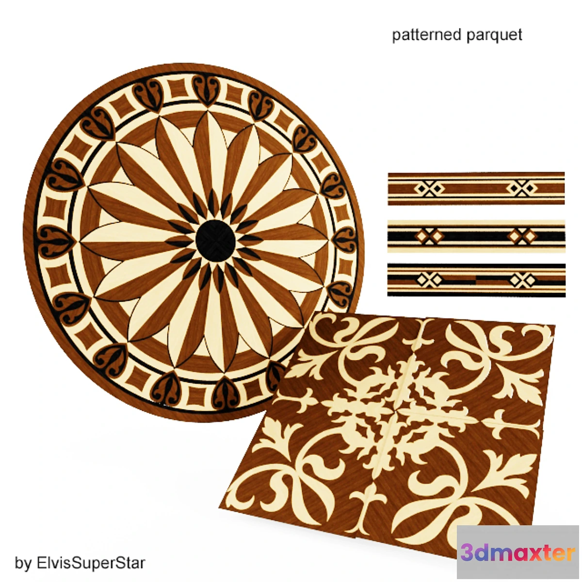 1269993 - Parquet geometry 3D Max