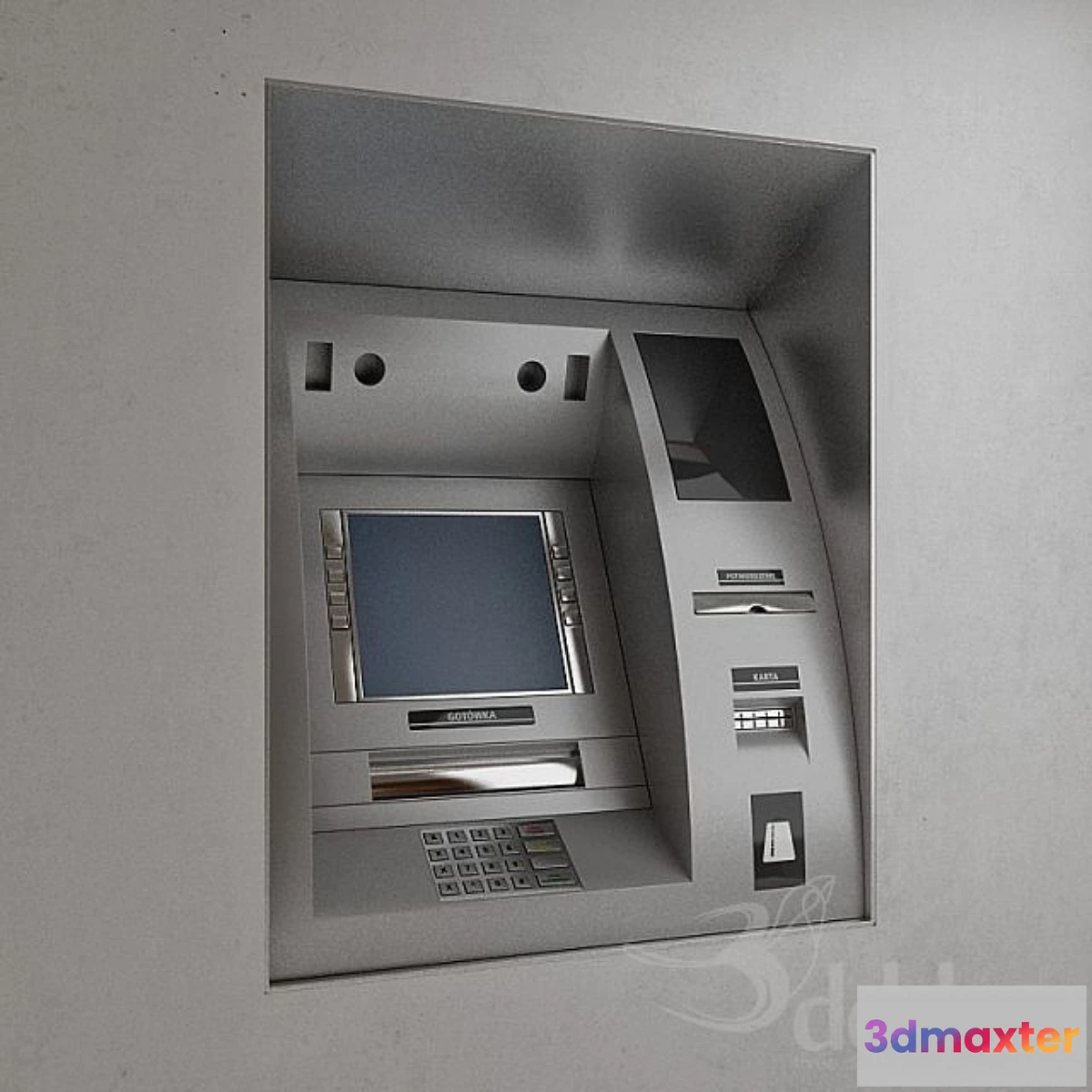 1270857 - ATM wall mounted - No.2 3D Max