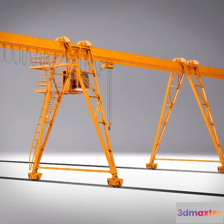 1272578 - gantry crane 3D Max