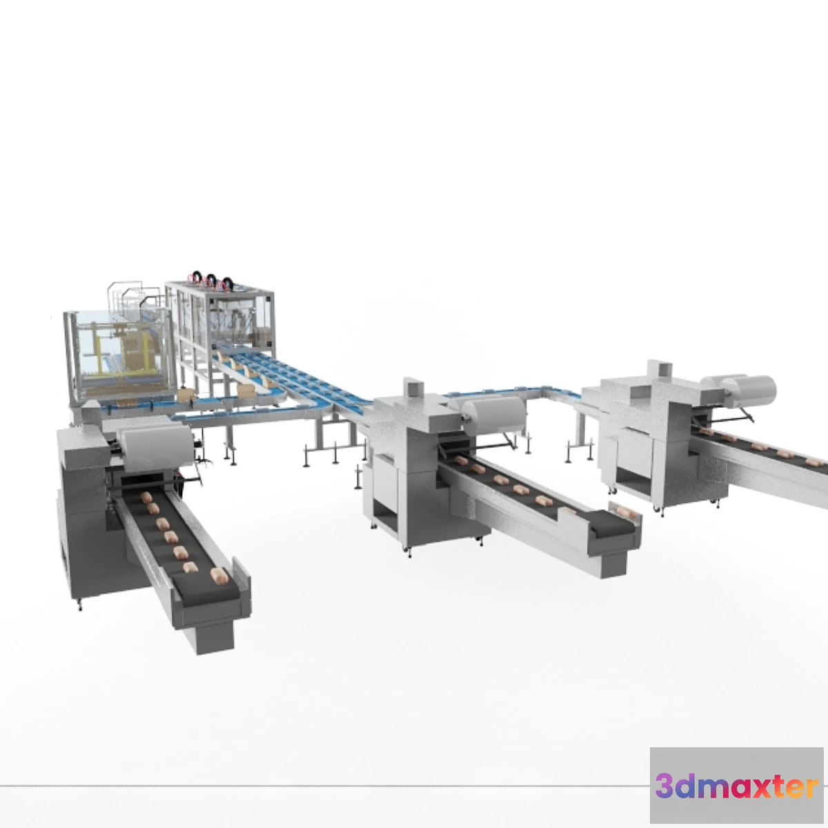 1272588 - conveyor 3D Max