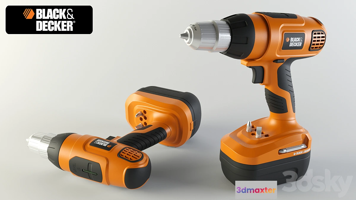 1272606 - Black & Decker screwdriver 3D Max