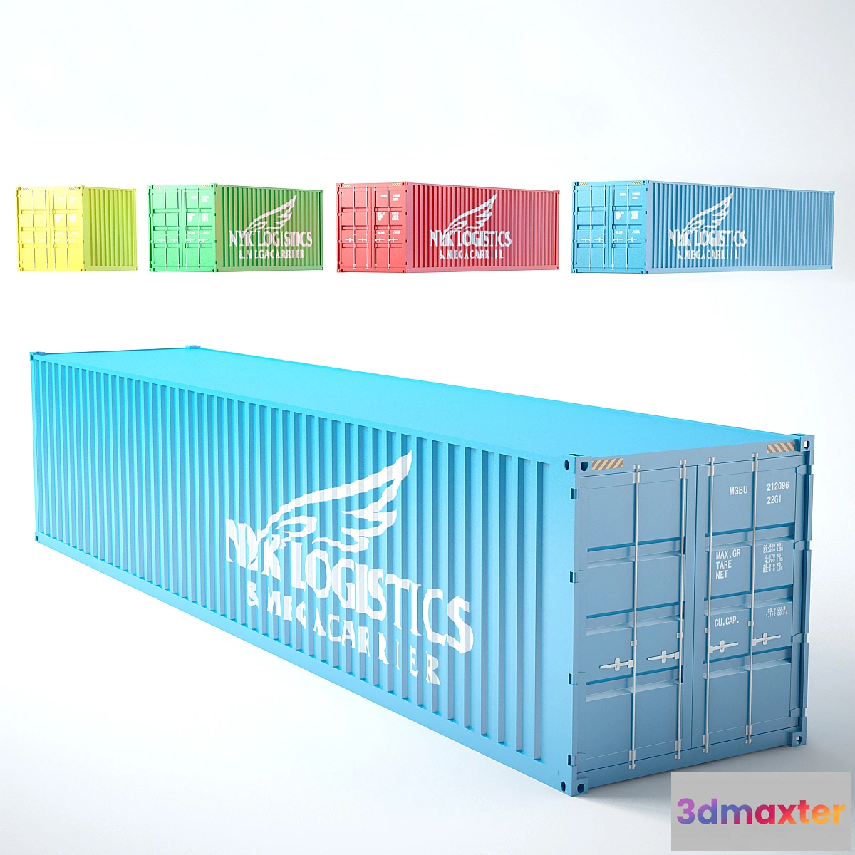 1273708 - Sea container 3D Max
