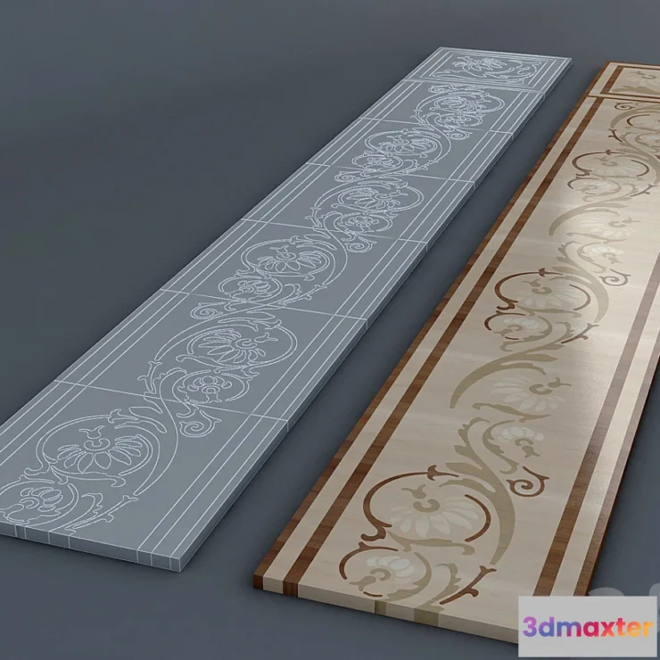 1274120 - parquet border 3D Max