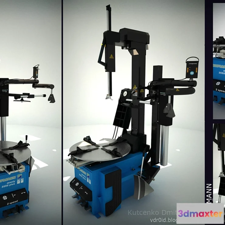 1277024 - Tire changer HOFMANN 3D Max