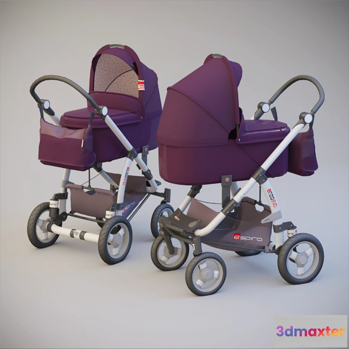 1280354 - Pram Enzo Evo 3D Max