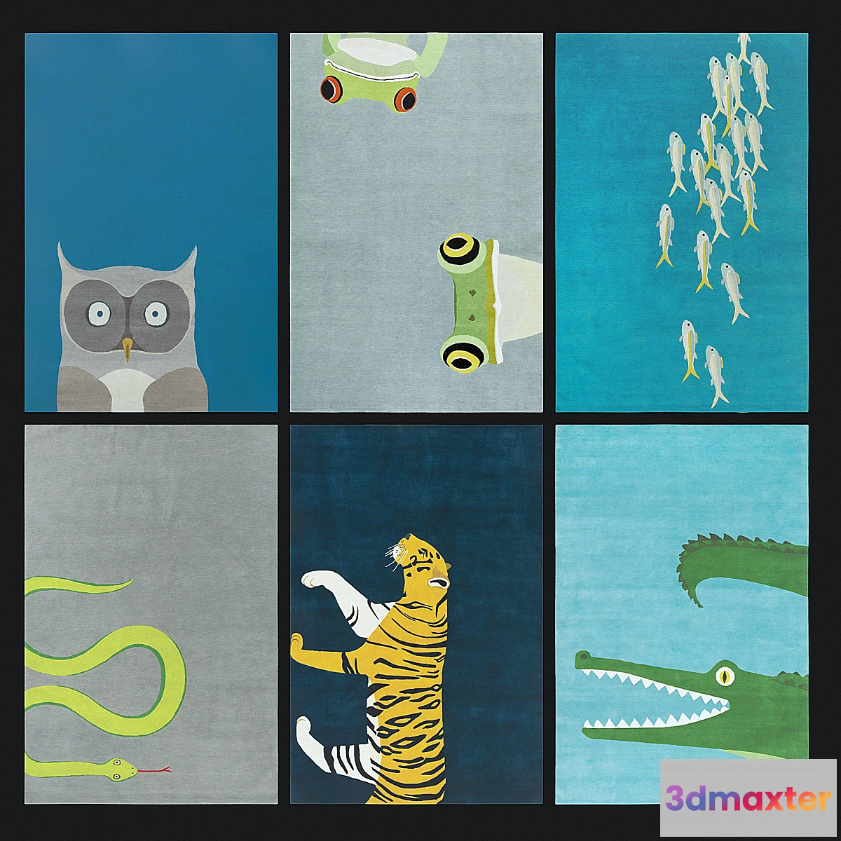 1283220 - Carpets Edward Barber & Jay Osgerby - No.2 3D Max