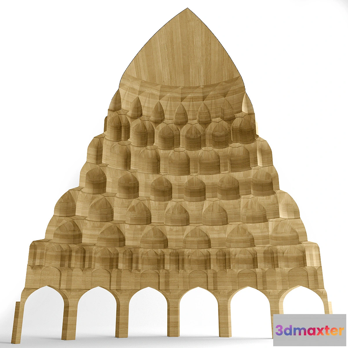 1290185 - one fourth of muqarnas dome 3D Max