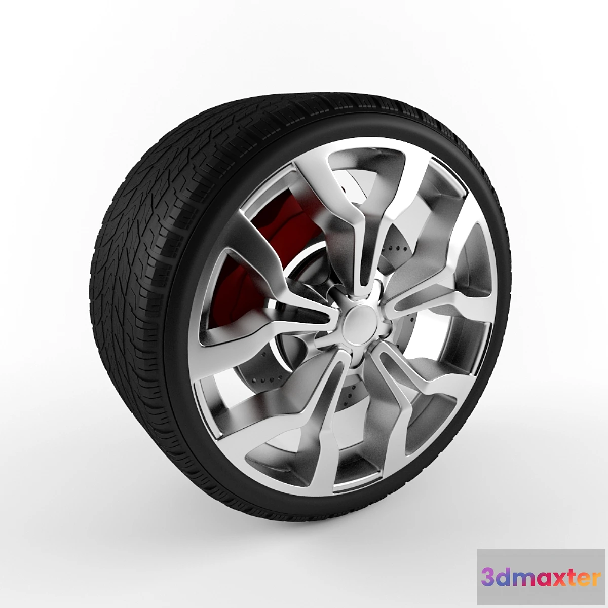 1299510 - Tire with Alloy Wheel 3D Max