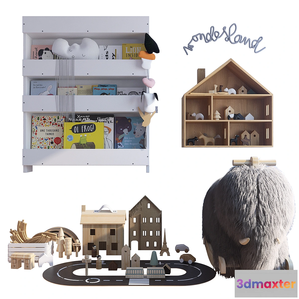 1300068 - Decorative set for the nursery 3D Max